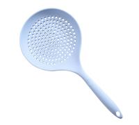 Garneck Heat-Resistant Silicone Skimmer Spoon with Precision Filter Non-Scratch Slotted Serving Utensil for Pasta Dumplings Noodles and Hot Pot Cooking