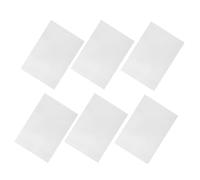 Garneck Heat Shrink Sheets Not Easy to Deform 6pcs White Bops Material for DIY Craft and Making Jewelry Suitable and Kindergarten Supply