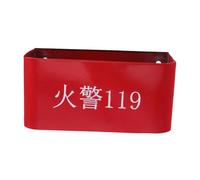 Garneck Heavy Duty Thickened Fire Extinguisher Storage Holder Wall Mount Bracket for Double Extinguishers Space Saving Office Organizer with Iron Holder Easy Installation