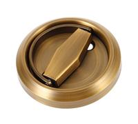 Garneck Hidden Pull Folding Handle for Fire Hydrant Box Recessed Door Handle Replacement Easy Installation Tamper-Resistant Design Stylish Yellow Finish for Fire Hose Cabinet