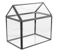 Garneck House Shaped Indoor Planter for Succulents Cacti Tabletop Greenhouse for Wedding DIY Moss Garden Sturdy Stylish Display Case