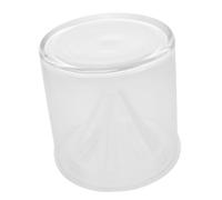 Garneck Hydroponic Plant Pot with Mesh Net Basket for Efficient Root Oxygenation Transparent Glass Vase for Propagation Desktop Hydroponic Grow Station for Home and Office Gardening