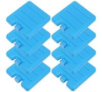 Garneck Ice Packs for Cooler Slim Reusable Freezer Blocks for Portable Air Conditioner Fan & Lunch Box Accessories - 8pcs 100ml Small Ice Pack