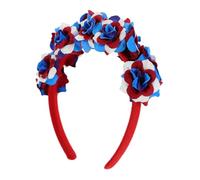 Garneck Independence Day Headband Floral Cosplay Hair Accessory for Patriotic Celebrations Fourth of July Party Decorations Lightweight Comfortable Wear for Photo Props and Parades