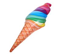 Garneck Inflatable Ice Cream Cone Balloon Vibrant Party Decoration for Reusable and Safe for Party Favors Centerpieces and Carnival Prizes
