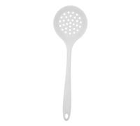 Garneck Integrated Silicone Slotted Spoon High Heat Resistant Non Stick Strainer for Pasta Cooking Lightweight Kitchen Utensil for Hot Pot and Everyday Use