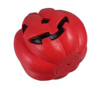Garneck Interactive Christmas Pet Dog Bite Resistant Rubber Chew Squeaky for Dogs Eye Catching Pumpkin Design for Reducing Boredom and Cleaning Teeth