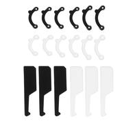 Garneck Invisible Nose Shaper Inserts Easy to Wear and Clean 18pcs Bridge Straightening Tool for Nose Lifting and Shaping Silicone and Pet Material for Daily Use