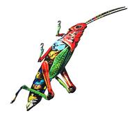 Garneck Iron Wall Hanging Insect Decor for Home and Garden, Red Metal Ornament Fine and Beautiful Workmanship, Sturdy and Not Easy to Break or Fade, for Festivals and Parties