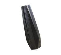 Garneck Japanese Ceramic Flower Vase Small Black Table Centerpiece for Living Decoration and Photo Prop Creative Artistic Design for Tulips Roses Branches and Home