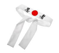 Garneck Japanese Style Samurai Headband for Men Multi Functional Karate Sports Headband Comfortable Breathable Hachimaki for Chefs Ninjas Events Easy to Wear Sweat Absorbent