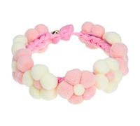 Garneck Kitten Collar Hand-knitted Cat Collar Comfortable Stylish Woolen Yarn Gathering Pet Necklace for Cats and Pets