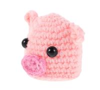 Garneck Knitted Mini Banana Hat for Freshness Preservation Water Retentive Crochet Cap for Fruits Cute Tiny Christmas Ornament and Doll Accessory Handmade Decorative Cover for Events and