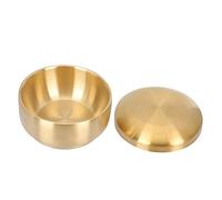 Garneck Korean Style Stainless Steel Double Soup Bowl with Lid Thickened Multi Function Kitchen Rice and Soup Serving Bowl Smooth Surface Compact Household Supply