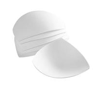 Garneck Ladies Bras Bra Filler Pads 3 Pair Bra Pads Inserts Bra Cups Inserts Removable Inserts for Women (White) Chicken Fillets Triangle Bra Pads Womens Tops