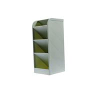 Garneck Large Green Diagonal Makeup Brush Storage Organizer Pen Holder Desktop Cosmetic Brush Holder Container for Office Desk Stationery Accessories