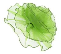 Garneck Large Oversized Organza Fabric Flower Brooch Pin Lightweight and Portable Green Floral Lapel Pin for Wedding Party Accessories with Unique 3d Design