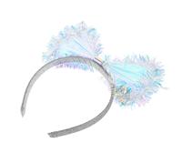 Garneck LED Glow the Dark Bow Hairband for Giant Bowknot Headband with Long Battery Life Easy Operation for Parties Festivals School Celebrations and Holidays