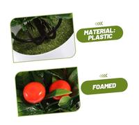 Garneck Lifelike Mini Artificial Orange Tree with Pot Simulation Bonsai Plant for Tabletop Decor Lightweight Plastic Faux Citrus Tree for Home Office Bedroom Garden Decoration