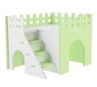 Garneck Light Green Rat Hideout House with Pvc Material and Multipurpose Tunnel Toy for Small Rabbits and Hamsters Suitable for Hide and Sleep