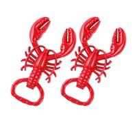 Garneck Lobster Bottle Opener, 2pcs Beer Bottle Opener Keychain Crawfish Bottle Opener Beer Cap Remover Opener Beverage Opener Bottle Cap Catcher for Home Kitchen