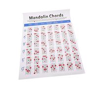 Garneck Mandolin Tab Books Chord Chart Easy to Use Index Finger Positions for Beginners