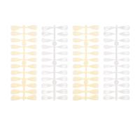 Garneck Manicure Practice Nail Templates 480pcs Lightweight Plastic Material 2 Sets with Pointed Almond Shape Head Compact Design Random Color for Home and Professional Salon Use