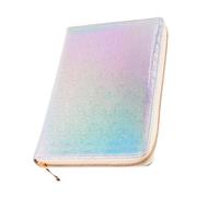 Garneck Manicure Printing Template Bag Zipper Design, Pu Material Nail Stamping Plate Storage Case for 72pcs Plates, Stylish Shiny Colour Pouch Suitable for Nail Art Accessories