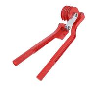 Garneck Manual Triple Slot Tube Bender for Soft Copper and Aluminum Tubing Red Handheld HVAC Air Conditioning Refrigeration Repair Tool with Construction