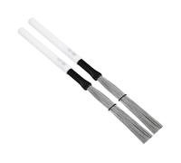Garneck Maple Handle Drum Wire Brush for Adults and Beginners High Carbon Steel Bristles Comfortable Wooden Grip Crisp Soft Tones for Jazz and Percussion Drums