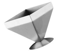 Garneck Meat Mold Baking Tool Pyramid Stainless Steel with Four-corners Tower Shape, Wear-resistant and Versatile for Daily Life and Kitchen Use