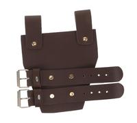 Garneck Medieval Sword Frog Leather Holder for Cosplay Waist Belt Lightweight Renaissance Knight Accessory for Halloween Masquerade and Stage Performance and Portable Design