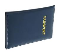 Garneck Men Passport Holder Wallet with Lightweight Artificial Leather, Smooth Surface and Simple Design, Travel Card Holder and Ticket Organizer