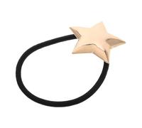 Garneck Metal Star Hair Ties Elegant Elastic Ponytail Holders for Thick Hair Lightweight Alloy Scrunchies for Women for Daily Life and Sports