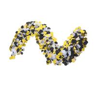 Garneck Metallic Round Paper Confetti for Balloons Filling Black White Gold Mix Wedding Birthday Party Decoration Supplies Versatile Event Decor Enhancer