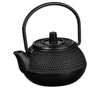 Garneck Mini Cast Iron Tea Kettle Small Teapot Decorative Ornament for Home Office Tabletop Rustproof Classic Craftsmanship 2.95X2.76X1.97In