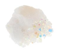 Garneck Mini Crystal Amethyst Cluster for Mental and Physical Relaxation, Artistic Flair Decorative Piece Made of Crystal Cluster, for Yoga and Relaxation Practices