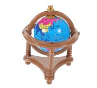 Garneck Mini House Globe Tellurion Model Decorative Miniature Globe for Dollhouse Photography Props and Home Earth Color Safe and