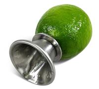 Garneck Mini Manual Squeezer Stainless Steel Lemon Juicer for Home Use Easy to Clean Fruit Extractor Handheld Citrus Press for Sauces and Purees