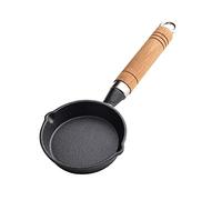 Garneck Mini Non Stick Egg Frying Pan Cast Iron Mini Pan for Omelets Fast Heating Comfortable Handle Healthy Cooking for Home and Restaurant Use