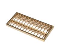 Garneck Miniature Brass Abacus Figurine Chinese Style Desk Ornament