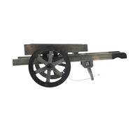 Garneck Miniature Cart Model for Dollhouse Decor Sturdy Construction Versatile Mini Garden Cart for Micro Landscape and Home Decoration for Desks and Nightstands