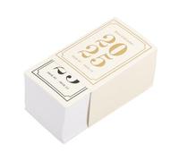 Garneck Miniature Desk Calendar 2025 - Tear-Off Daily Pages 365 Day Desktop Planner for Home & Office Compact Flip Design Memo Pad Calendar for Daily Organization White