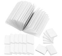 Garneck Miniatures Dollhouse Books, 50pcs Mini Blank Notebook Models Dollhouse Decoration Accessories for Dollhouse Study Room Bedroom Library