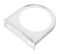 Garneck MM Single Hole Iron Gauge Mount Bracket for Vehicle Dashboard | Chrome Plated Finish, Swivel Design, Stable Fit on Rough Roads, for Car Gauges and Boat Consoles