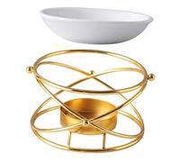 Garneck Modern European Incense Burner and Candle Holder Aromatherapy Oil Burner for Home Decor Tealight Candlestick for Living Bedroom Yoga Elegant Table Decoration