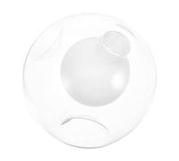 Garneck Modern Spherical Lamp Shade Glass Globe Lamp Shade Glass Replacement with G9 Socket for Dining Rooms and Indoor Use, Featuring Even Illumination and Easy to Clean Design