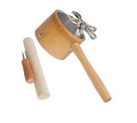Garneck Moxa Stick Wooden Fixing and Tool with Handheld Non-Slip Roll Therapy Portable Stainless Steel Design Burner for Massage Neck and Back