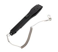 Garneck Multi Functional Fish Gripper Spring Control Clamp with Anti Slip Abs Material and Safety Lanyard for Fishing and Camping Use by Fishing Enthusiasts