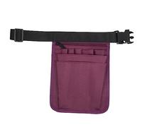 Garneck Multi Functional Nurse Waist Pocket Organizer Durable Tool Storage Bag with Multiple Compartments for Clinical and Nursing Students Ergonomic Design Purple